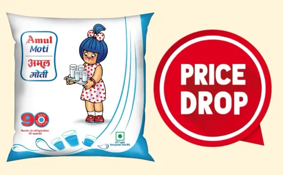 amul milk price drop