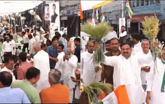 भोपाल में कांग्रेस के कार्यक्रम का मंच गिरा: हादसे में कई नेता घायल, किसानों की मांगों को लेकर कर रहे थे प्रदर्शन