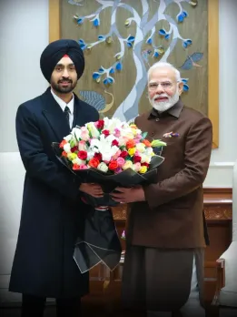 DILJIT DOSANJH MEET PM 1