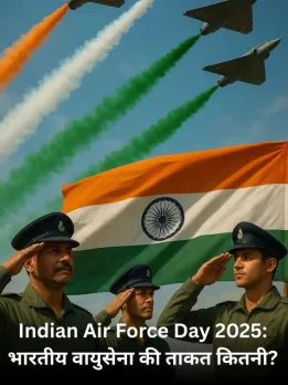 Indian Air Force Day 2025 भारतीय वायुसेना की ताकत कितनी (1)