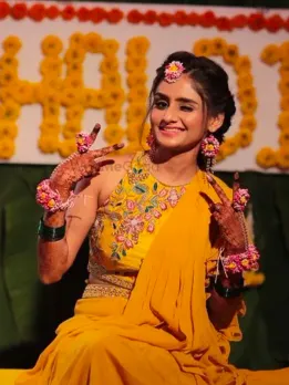 Wedding Haldi Pose Ideas