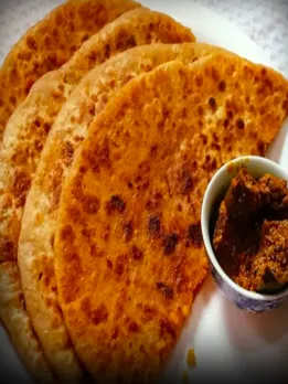 kala chana paratha recipe