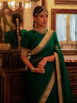 Hariyali Teej Saree Ideas
