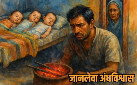 Jhabua Superstition: अंधविश्वास की हदें पार... निमोनिया पीड़ित 3 मासूम बच्चों को गर्म सलाखों से दागा, PICU में भर्ती