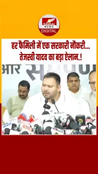हर घर में सरकारी नौकरी देंगे... तेजस्वी ने किया हर घर JOB का वादा, सुनें पूरा बयान