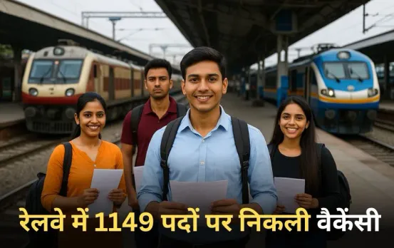 Railway Apprentice Recruitment 2025: रेलवे में 1149 पदों पर निकली वैकेंसी, बिना परीक्षा और इंटरव्यू होगा सिलेक्शन