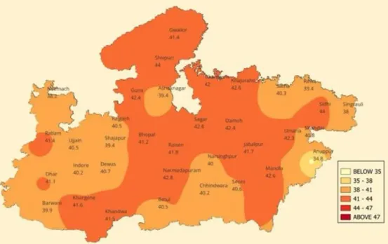 MP Weather Update:  MP के 14 जिलों में 3 दिन लू का अलर्ट, सीधी, शिवपुरी सबसे गर्म, यहां का पारा 44 डिग्री