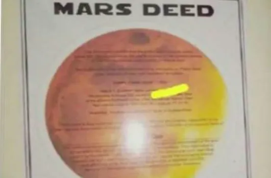 3,000 रुपये में बंगाल के एक शख्स ने मंगल ग्रह पर खरीदी जमीन