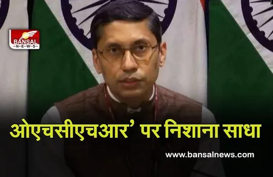 भारत ने जम्मू कश्मीर पर टिप्पणियों के लिए ‘ओएचसीएचआर’ पर निशाना साधा