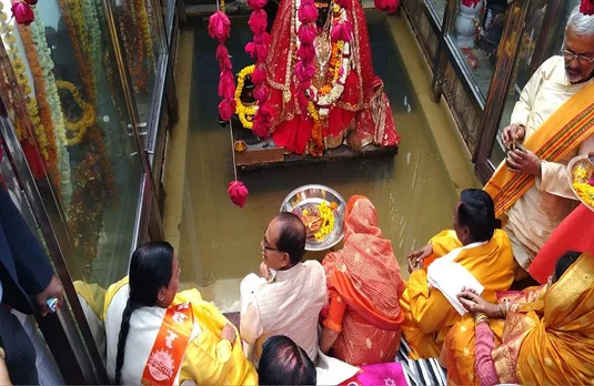 Amarkantak Narmada Mahotsav 2021 :अमरकंटक में नर्मदा महोत्सव का आयोजन,सीएम ने 108 कन्याओं का किया पूजन