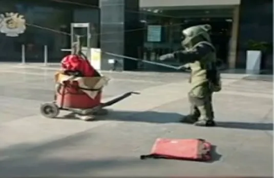 DB मॉल में पुलिस और बम स्क्वॉड ने की मॉकड्रिल