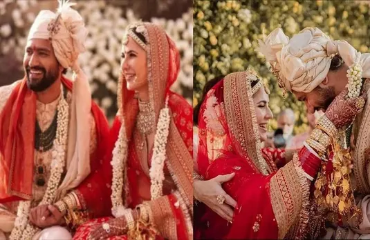 Vicky Kaushal Katrina Kaif Wedding: एक दूजे के हुए विक्की- कैटरीना, हरे कृष्णा-हरे रामा की गूंज के साथ पहनाई वरमाला, देखें Video..