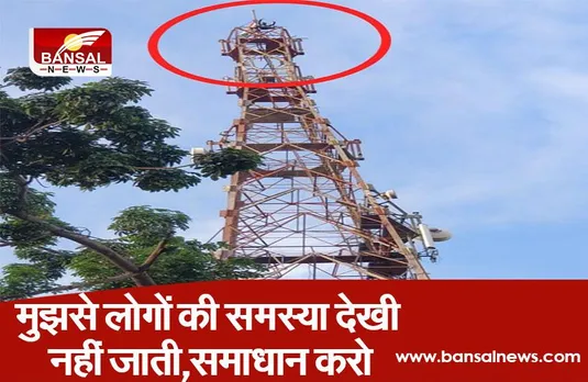 देश और दुनिया की समस्याओं से परेशान युवक BSNL के टॉवर पर चढ़ा, टीआई ने ऐसे बचाई जान