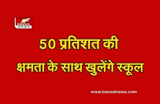 School Reopen: जिले में 50 प्रतिशत की क्षमता के साथ खुलेंगे स्कूल, आदेश जारी