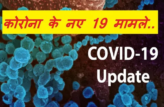 CG Corona Update: छत्तीसगढ़ में पिछले 24 घंटे में मिले 19 नए कोरोना मरीज, इतने संक्रमितों का चल रहा इलाज