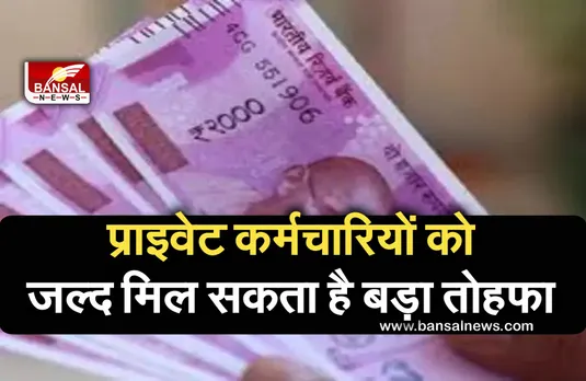 Good News: प्राइवेट कर्मचारियों के लिए बड़ी खुशखबरी, इस दिन से बेसिक सैलरी में हो सकती है बढ़ोतरी