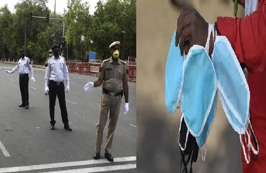कोविड प्रोटोकॉल का उल्लंघन, मास्क नहीं पहनने वाले 2 हजार से ज्यादा लोगों पर 3 लाख, 13 हजार रूपए का जुर्माना