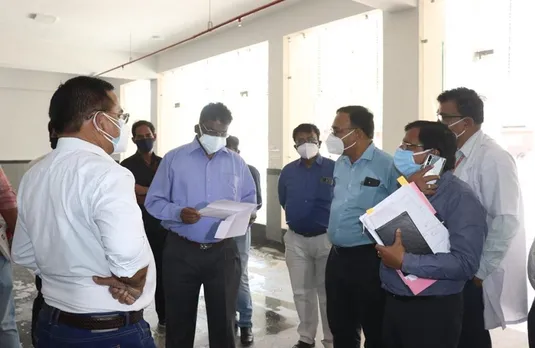 मंत्री डॉ. प्रभुराम चौधरी ने किया कैलाशनाथ काटजू अस्पताल का निरीक्षण