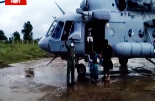 रेस्क्यू ऑपरेशन में जुटी सेना, सीहोर में 40 लोगों को हेलीकॉप्टर से निकाला