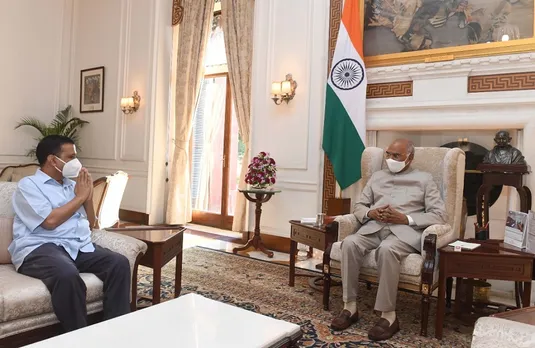 Delhi: CM केजरीवाल ने राष्ट्रपति कोविंद से की मुलाकात, कई मुद्दों पर हुई चर्चा