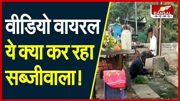 Bhopal News : गंदे पानी में सब्जी धोते वीडियो वायरल, रोहित नगर इलाके का बताया जा रहा वीडियो