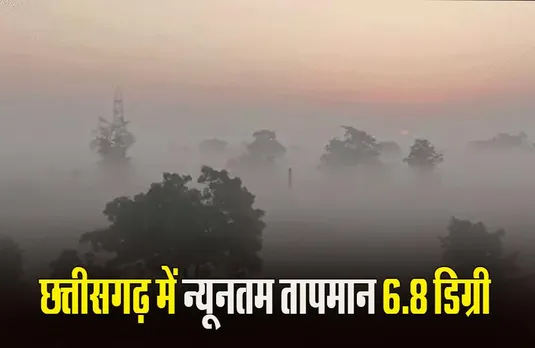 CG Weather Update: प्रदेश के कई जिलों में छाए रहेंगे बादल, अंबिकापुर रहा सबसे ठंडा जिला