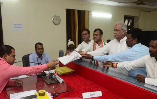CG Elections 2023: CM भूपेश ने दाखिल किया नामांकन, प्रियंका गांधी नहीं हुई शामिल