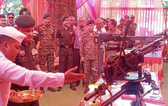 Vijayadashami 2023: गैरिसन ग्राउंड जबलपुर में आर्मी ने पहली बार किया सैन्य शस्त्र पूजा, हथियार प्रदर्शनी का आयोजन