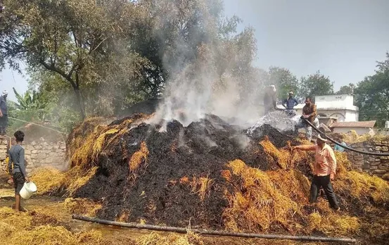 Chhattisgarh News: धान पैरावट में लगी आग, पीड़ित पक्ष ने ग्रामीण पर लगाया आरोप