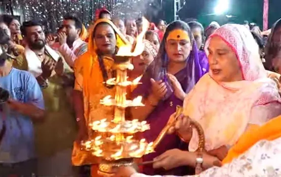 Navratri Festival: किन्नरों की अनोखी परंपरा, शरद पूर्णिमा के बाद मां की मूर्ति का किया विसर्जन