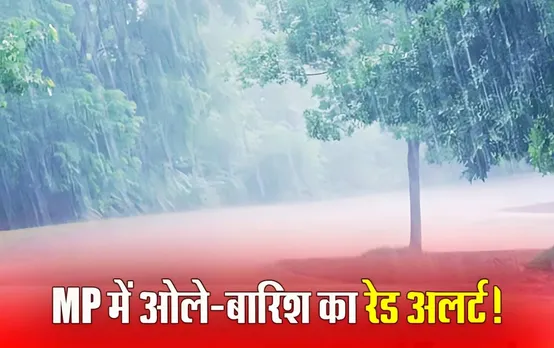 MP Weather Update: अनूपपुर में तेज बारिश के साथ गिरे ओले, जबलपुर समेत इन 11 जिलों में ओले-बारिश का Red Alert
