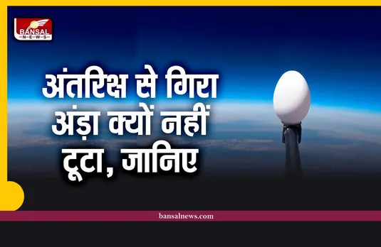 आखिर स्पेस से गिरा अंड़ा टूटा क्यों नहीं?, वैज्ञानिकों ने गिराया था स्पेस से अंडा