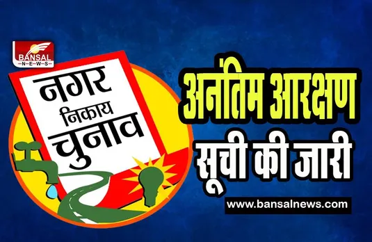 UP Nagar Nikay Election 2023 : यूपी में जल्द होने वाले है नगर निकाय चुनाव ! महापौर समेत अक्ष्यक्षों की अनंतिम आरक्षण सूची की जारी