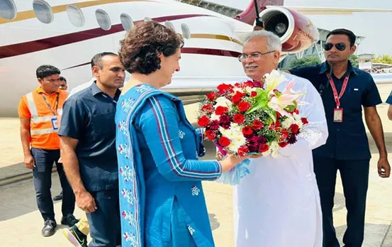 Chhattisgarh Election 2023: प्रियंका गांधी पहुंची रायपुर, 866 करोड़ के विकास कार्यो की देंगी सौगात