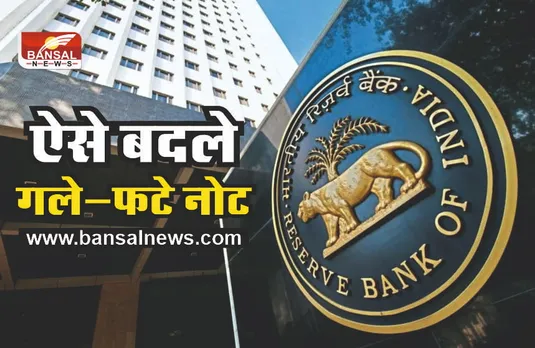 RBI Rules : RBI ने बनाया फटे नोट बादलने का नियम!, जानिए नियम