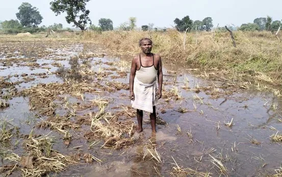 MP News: तेंदूखेड़ा में नहर का पानी खेतों में भरा, किसानों की बोवनी चौपट