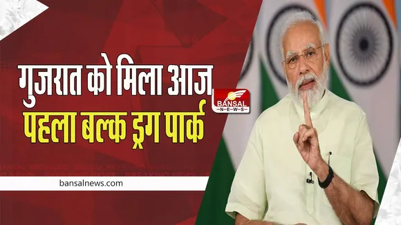 Gujrat PM Narendra Modi: गुजरात को मिला आज पहला बल्क ड्रग पार्क ! किया परियोजनाओं का उद्घाटन