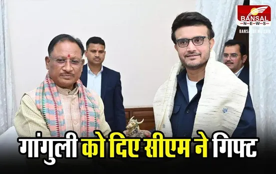 CG News: सौरव गांगुली ने की सीएम साय से मुलाकात, छत्तीसगढ़ के स्टेडियम पर कही बड़ी बात