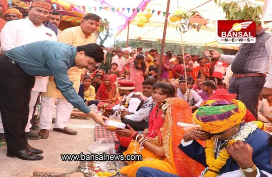 MP SHAJAPUR NEWS: 121 कन्याओं का हुआ विवाह, वर-वधुओं को सुखद दाम्पत्य जीवन की दी शुभकामनाएं