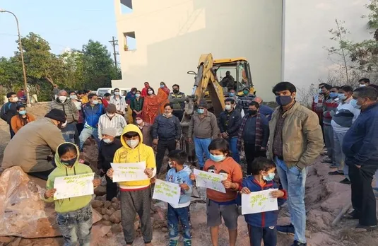 Bhopal Katara Hills News : कटारा हिल्स रहवासियों के साथ मोबाईल टावर के विरोध में उतरे हुजूर विधायक प्रत्याशी