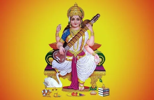 Maa Saraswati: दिन में इतने बजे जीभ पर बैठती हैं मां सरस्वती! इस समय मांगी, हर इच्छा होगी पूरी!!