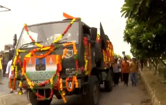 पानीपत पहुंचा शहीद मेजर आशीष का पार्थिव शरीर, पैतृक गांव बिंझौल में आज होगा अंतिम संस्कार