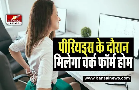 Work From Home during Periods: सरकारी कर्मचारी महिलाओं को बड़ी राहत ! पीरियड्स के दौरान मिलेगा वर्क फॉर्म होम