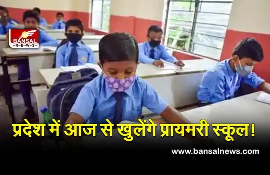 School Reopen : अभिभावकों को राहत, आज से 100 उपस्थिति के साथ खुले प्राथमिक स्कूल