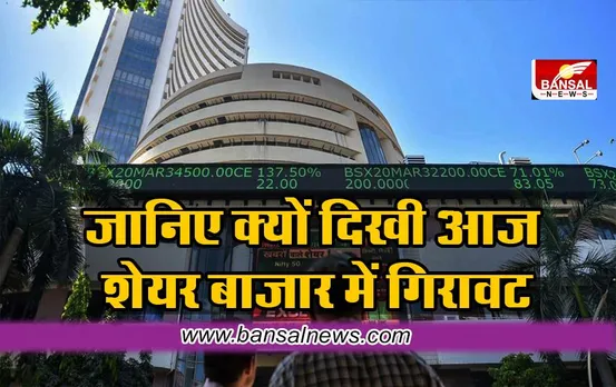 Share Market Crash : शेयर बाजार में थमी तेजी, घरेलु निवेशकों को हुआ नुक्सान