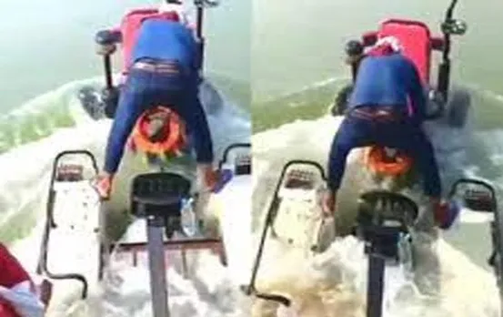 Morena news: रेत माफिया के खतरनाक स्टंट, सोशल मीडिया पर हो रहा वायरल