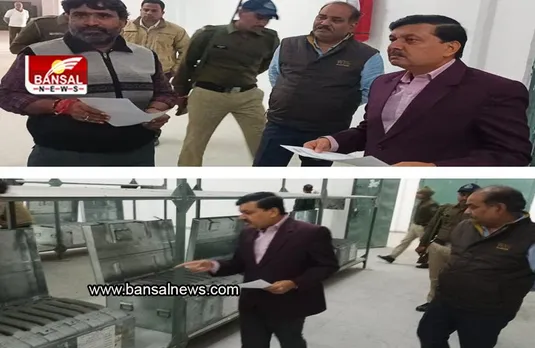 MP SHAJAPUR NEWS: कलेक्टर ने किया EVM गोडाऊन का निरीक्षण, सीसीटीवी कैमरे व अग्निशमन यंत्रो को देखा