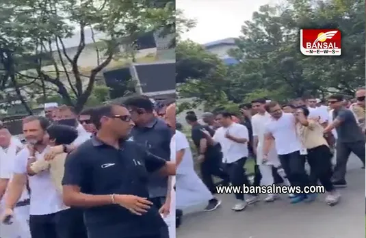 Rahul gandhi video: सुरक्षा घेरा तोड़ बच्चे ने राहुल गांधी को कर लिया किस, देखें क्यूट वीडियो