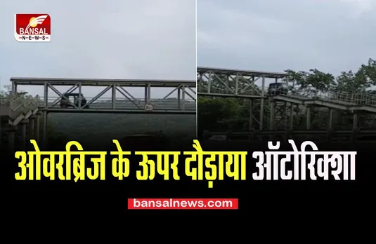 Maharashtra Video Viral: फुट ओवरब्रिज के ऊपर अपना ऑटोरिक्शा लेकर चल पड़ा युवक, पुलिस ने लगाई दौड़