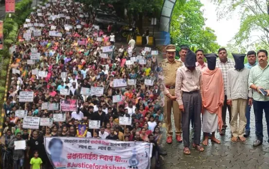 Thane Gangrape And Murder: महिला से सामूहिक बलात्कार-हत्या के विरोध में प्रदर्शन, आरोपियों को फांसी देने की मांग